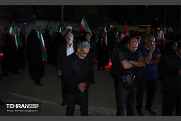 یادمان شهدا در محل تجاوز آمریکایی-صهیونیستی به ساختمان‌های مسکونی 18