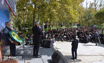 مراسم شهادت امام رضا(ع) و سالگرد تدفین شهدای گمنام منطقه۸