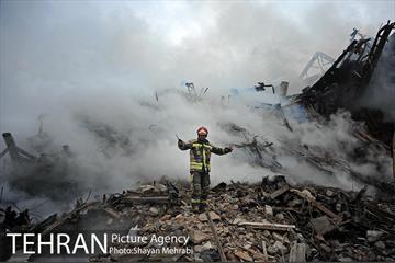 سومین روز عملیات امداد ونجات حادثه پلاسکو -5 1