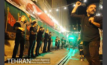 مراسم عزاداری حسینی در خیابان رودکی 14