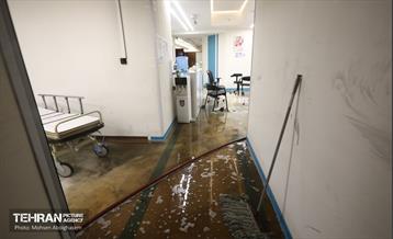 آتش‌سوزی در بیمارستان گاندی تهران 14