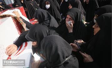 مراسم تشییع پیکرهای ۱۰۰ شهید گمنام 5