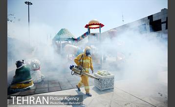 ضد عفونی پایانه مسافربری غرب 35