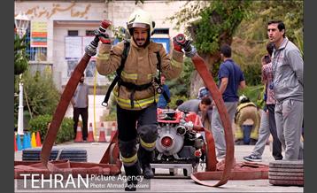 مسابقات عملیاتی ورزشی آتش نشانان تهران 16