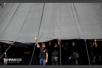 خیمه سوزان ظهر عاشورا در چهار راه گلوبندک  11