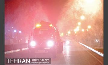 رونمایی از جدیدترین دستگاه ضدعفونی شهری 16