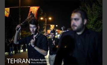 دسته عزاداری در خیابان اندرزگو‎ 14