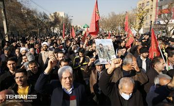 تشییع پیکر شهید گمنام دفاع مقدس "همسایه فردوس" 9