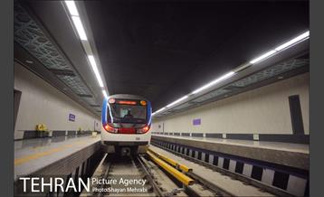 تست گرم خط هفت مترو با حضور شهردار تهران 6