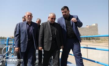 آیین بهره برداری از فاز دوم تصفیه خانه خلیج فارس منطقه ۱۹  12