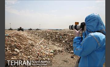 بازدید خبرنگاران از مجتمع پردازش و بازیافت زباله آرادکوه 8