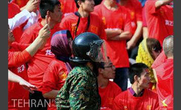تماشاگران دیدار دو تیم ایران و چین