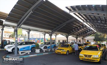 آغاز به کار تاکسی‌های برقی شاسی بلند در تهران 54