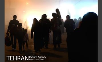 پیاده روی زائران امام حسین (ع) از مرز شلمچه 4