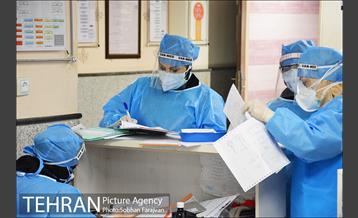 بخش بیماران کرونایی بیمارستان بعثت 31