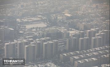 تهران برفی از نمای برج میلاد 34