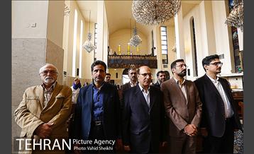 دیدار شهردار منطقه شش از کلیسای سرکیس مقدس