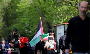 راهپیمایی وز قدس در پایتخت 2