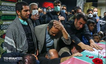 مراسم وداع با شهید سید مرتضی رضا قدیری در حراست شهرداری 32