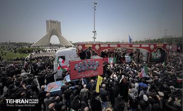 تشییع شهدای اقتدار ملی در تهران - 4 15