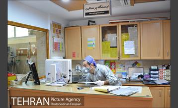 بخش بیماران کرونایی بیمارستان شهید هاشمی نژاد 16