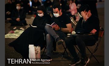 مراسم احیا شب بیست و یکم ماه مبارک رمضان در مسجد امام صادق(ع) 12