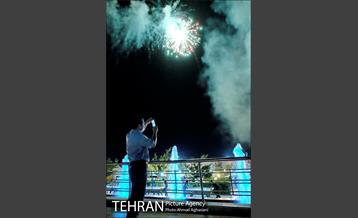 نورافشانی برج میلاد درشب عید سعید غدیر 21