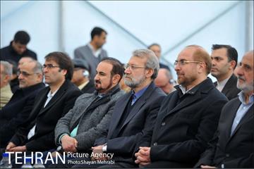 مراسم روز درختکاری با حضور شهردار تهران و رئیس مجلس 9