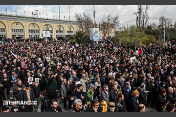 تشییع پیکر سردار شهید علی‌محمد نائینی
