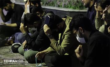 مراسم احیای شب بیست و سوم در مقبره شهدای بوستان سیمرغ 23