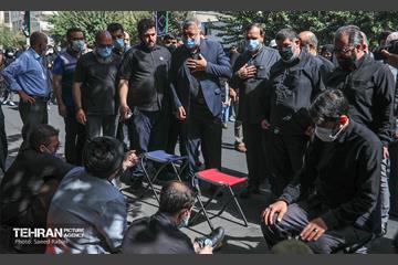 حضور شهردار تهران در مراسم پیاده روی جاماندگان اربعین حسینی 16