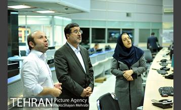 حضور سرزده سرپرست شهرداری تهران در سامانه کنترل ترافیک شهر تهران برای نظارت مستقیم بر وضعیت معابر 8