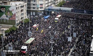 تشییع پیکر شهدای خدمت - ۴ 83