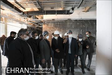 بازدید فتاح رئیس بنیاد مستضعفان از ساختمان پلاسکو 8