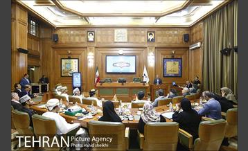 دیدار هیئت بلند پایه عمانی با رئیس شورای اسلامی شهر تهران 8