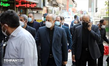 بازدید اعضای کمسیون حمل و نقل شورای اسلامی شهر از ایستگاه تقاطعی مترو توحید 2