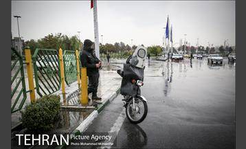 بارش باران پاییزی در تهران 15