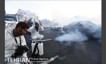 آئین رونمایی از تجهیزات جدید سازمان آتش نشانی پایتخت در ضدعفونی اماکن عمومی 3