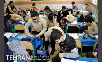 مانور سراسری زلزله در دبستان دکتر حسن تهرانی مقدم 8