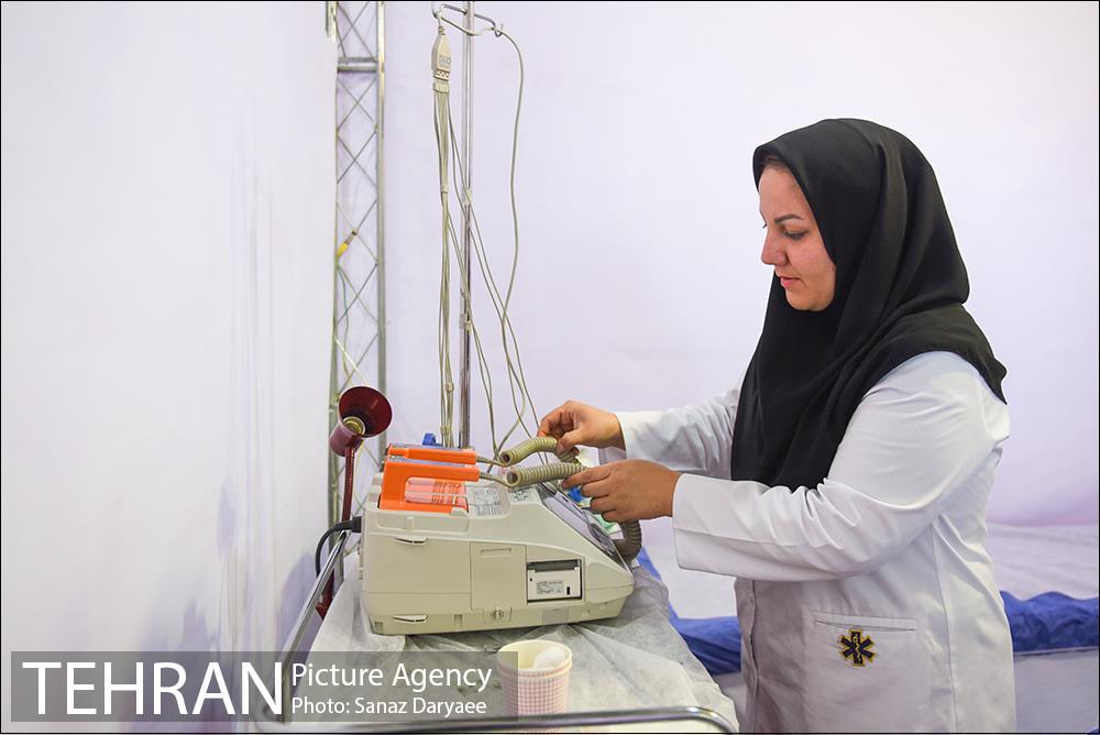 پایگاه اورژانس شرکت شهر سالم حرم مطهر امام‌ خمینی (ره) برای مراسم ارتحال  2