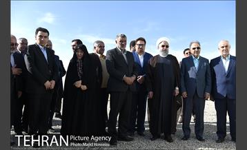 افتتاح پروژه1200 هکتاری کمربند سبز شهر تهران با حضور دکتر روحانی 1