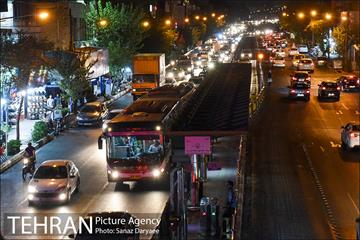فعالیت شبانه روزی BRT تهران 25