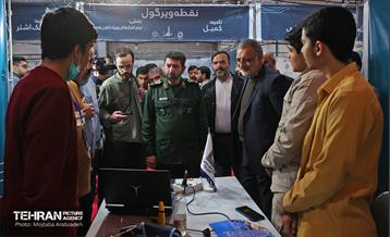 بازدید شهردار تهران از چهارمین رویداد سراسری تولید محتوای دیجیتال بسیج 24