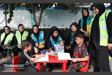 آیین پیاده‌روی جاماندگان اربعین حسینی در مناطق شهرداری تهران 20
