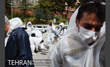 ضدعفونی بیمارستان های امام خمینی(ره) و طالقانی 4