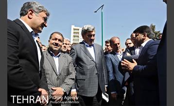افتتاح پل غیر همسطح بزرگراه شهید چمران (پل شهید نوروزی) با حضور شهردار تهران 10
