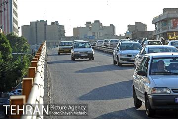 بازگشایی نیمه جنوبی پل کریمخان 13