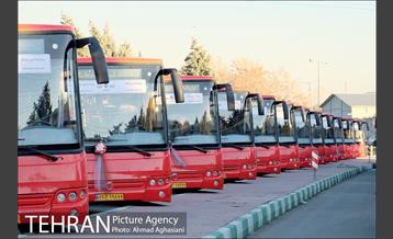 بهره برداری از ۲۴ دستگاه اتوبوس جدید در ناوگان حمل و نقل عمومی تهران 20