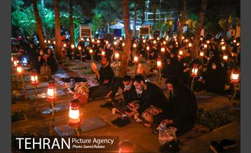 مراسم احیای شب بیست و سوم ماه مبارک رمضان در گلزار شهدای بهشت زهرا(س) 9