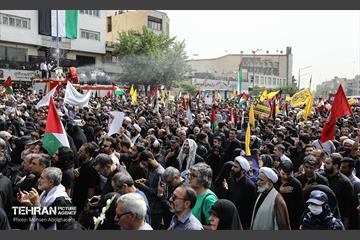 تشییع پیکر شهید اسماعیل هنیه در تهران - 2 21